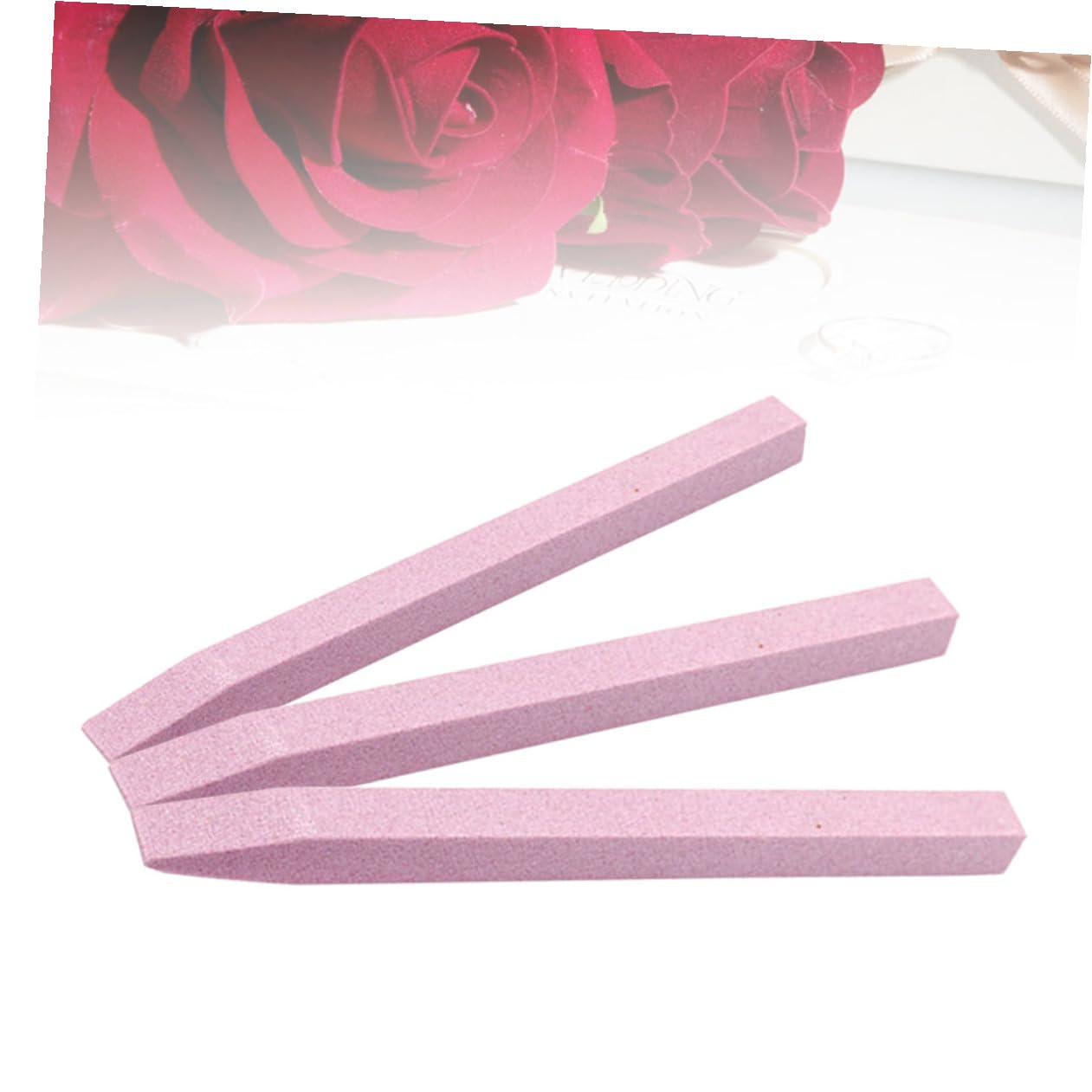 Zerodeko 3pcs Professional Quartz Cuticle Pushers Nail Polish Engraving Pens Dead Skin Remover Manicure Tools for Personal and Salon Use Washable Pink
