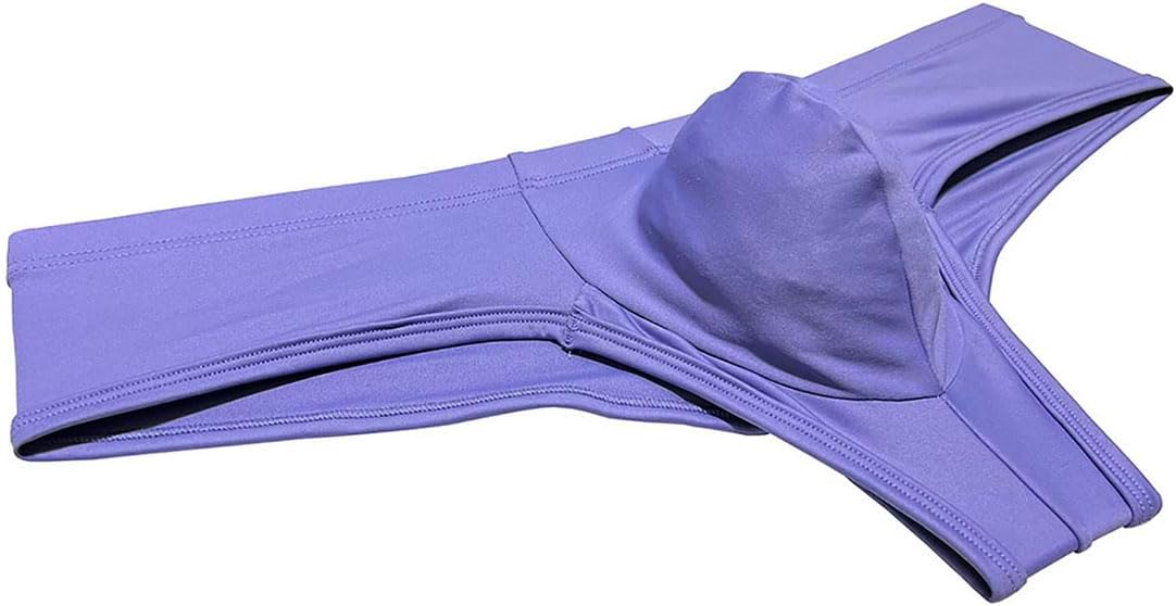 Men's Skin Feel Thong Boxers Underwear String Crotch Trunks Pouch Cheeky Bikini Briefs Athletic Underpants - Image 7