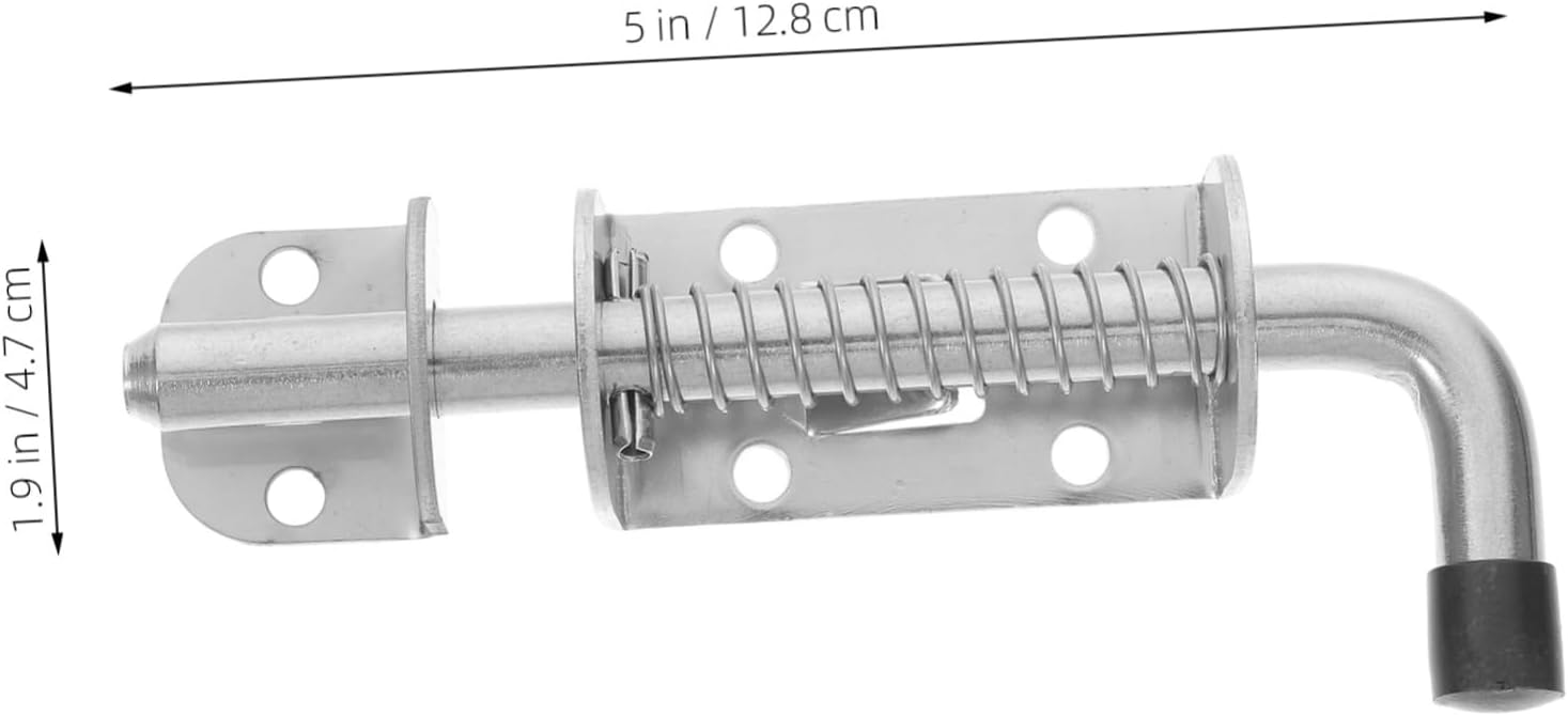 4pcs Heavy Duty Spring Loaded Latch Pin Stainless Steel Door Lock for Gates Trailers Barns and Garages Versatile Security Quick