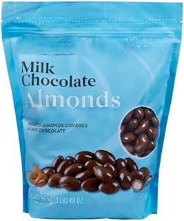 Almonds, Milk Chocolate- Kirkland Signatur'e, 3 lb by Life of style