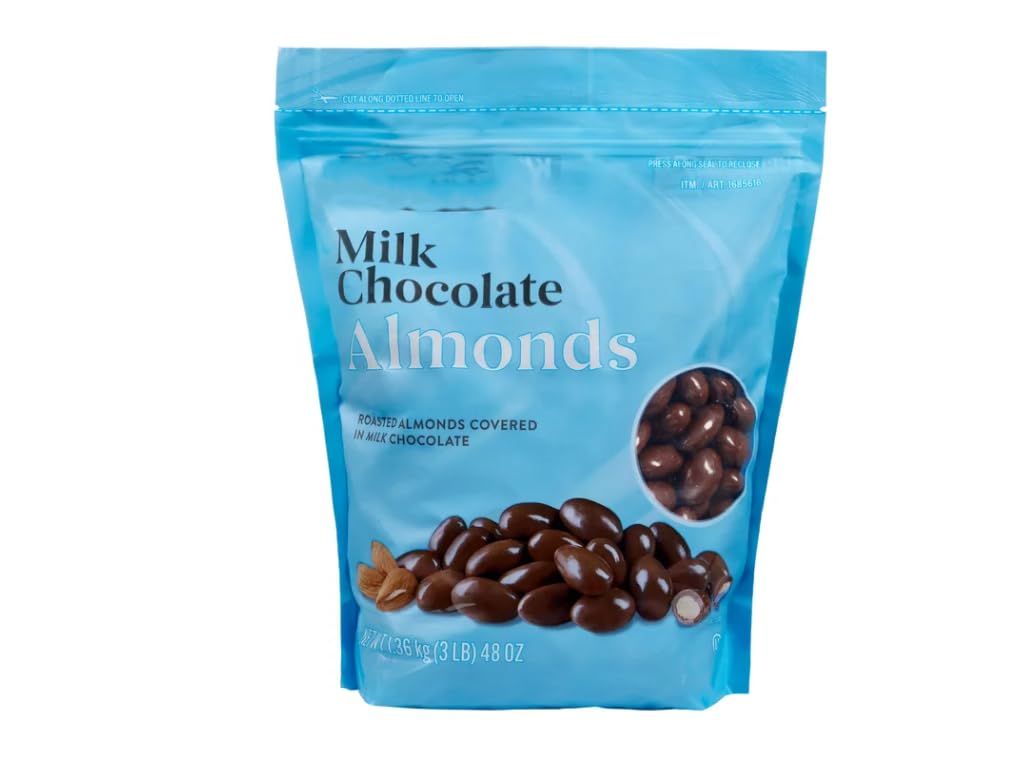 Almonds, Milk Chocolate- Kirkland Signatur'e, 3 lb by Life of style