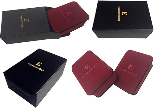 Miniatura 7 de Elegantmedical - Rosario católico de San Benito con cruz de cráneo de plata y cruz católica