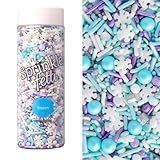Sprinkles, Frozen Sprinklefetti 8oz, Snowflakes Sprinkles, Blue, Sprinkles for Baking