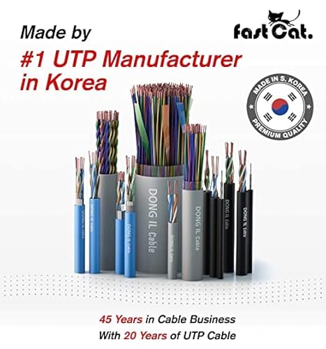 Fast Cat. Solid Copper Fire/Alarm Wire/Security Cable - Pvc Jacket, Unshielded, (Cmr-Cl3R-Ft4) Rated In-Wall Use- Ul Rated - 500Ft Pull Box (18Awg 4C Str Box, Black) #TOP2