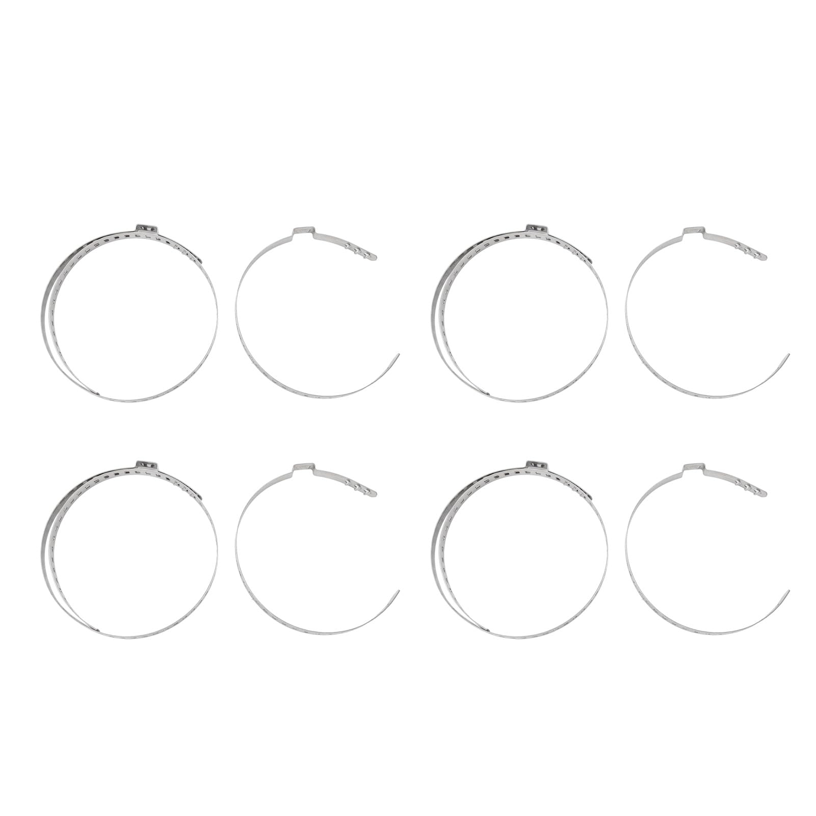 CV Joint Bands, CV Boot Clamps Stainless Steel Replacement 24Pcs Corrosion Resistant for ATV