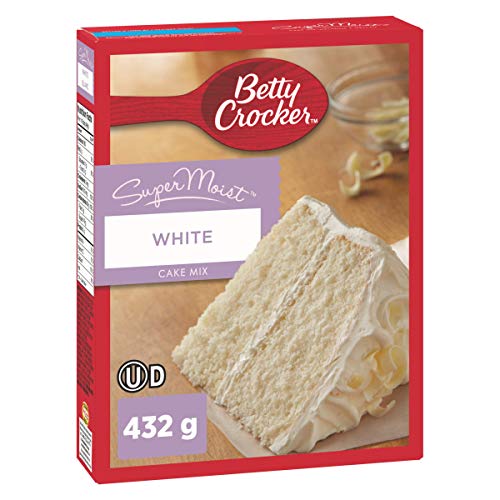 Image of Betty Crocker, SuperMoist White Cake Mix, 461g /16.3oz.