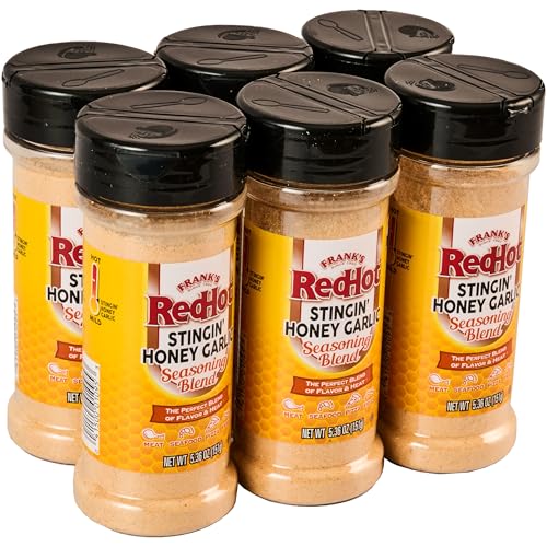 Image of Frank's RedHot Stingin' Honey Garlic Seasoning Blend (Gluten Free), 5.36 oz (Pack of 6)