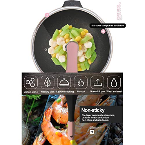 Wok antiadherente de piedra Maifan 32 cm miniatura 3