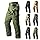Mens Cargo Pant Winter Fleece Lined Stretch Tactical Work Trouser with Multiple Pocket Waterproof Hiking Outdoor Tactical Pants Men Green L