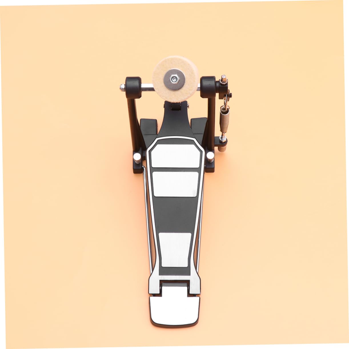 Toyvian Pedal de Batería de Metal Respuesta Rápida, Reemplazo Profesional para Bateristas, Adecuado para Tocar Jazz y Percusión en Escenarios