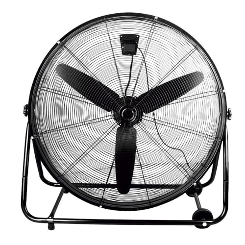 Bilake Ventilador Industrial de Suelo vendaval 360W | Ventilador de Suelo silencioso | Ventilador Industrial Grande Ø85 cm