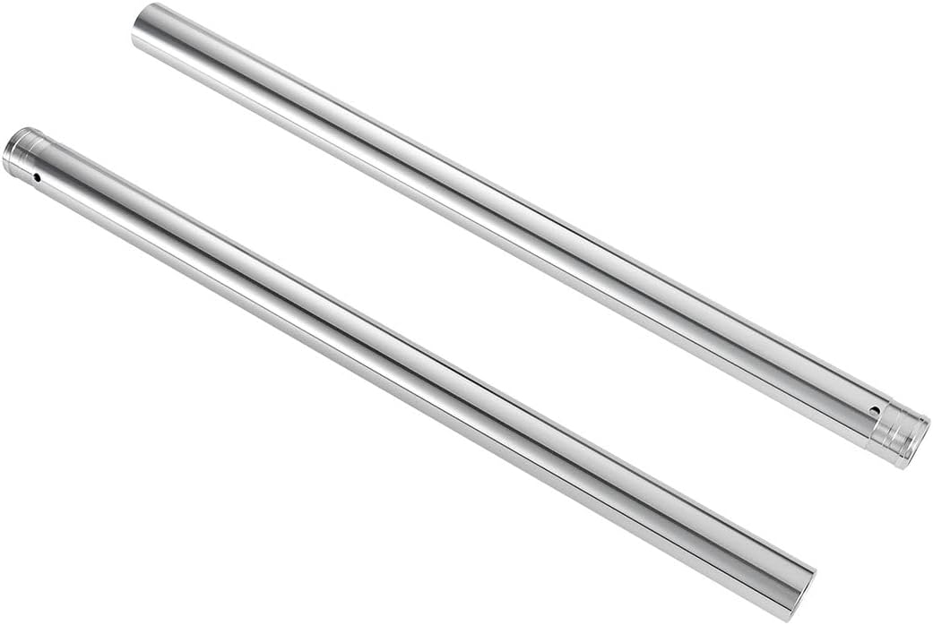 LANBAO Front Inner Fork Tubes Fork Pipes For Kawasaki ER300 Z300 2015-2016 ER250 Z250 2015-2017 37x612mm Silver