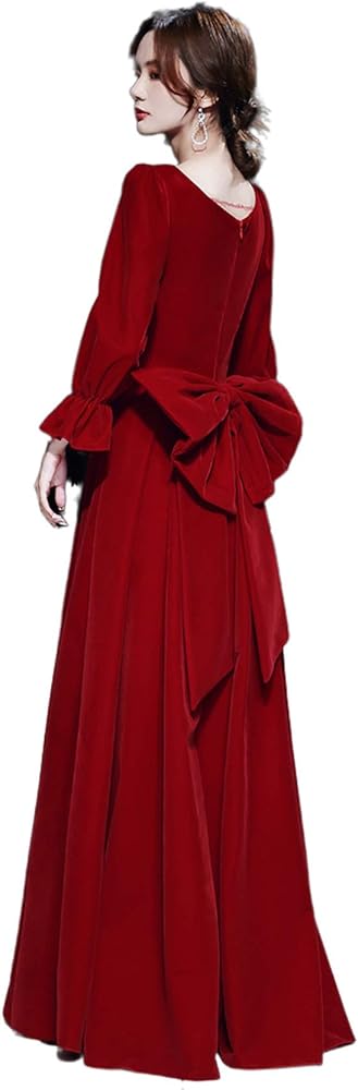 Amazon.co.jp: [TRVELBETT] ワインレッドワンピ パーテイワンピース