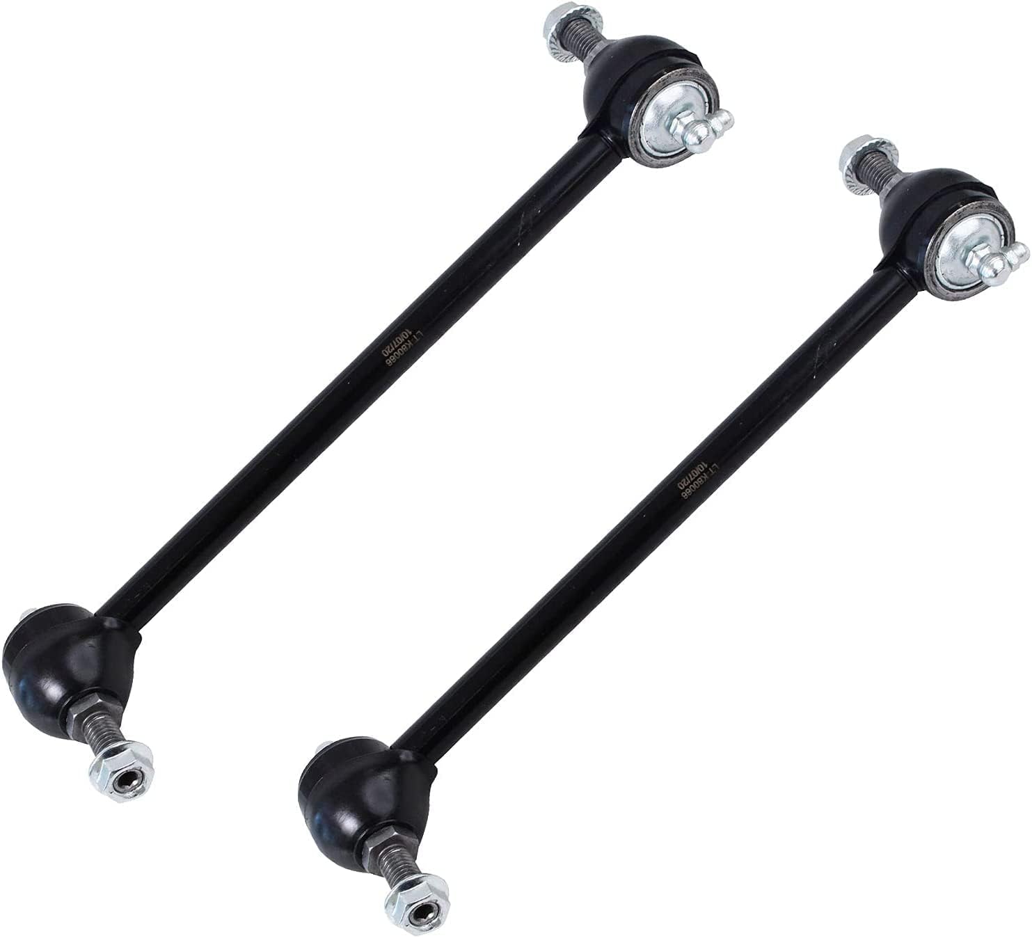 Detroit Axle - Front 4pc Suspension Kit for Ford Focus 2006-2007, 2 Outer Tie Rod Ends 2 Stabilizer Sway Bar Links Replacement