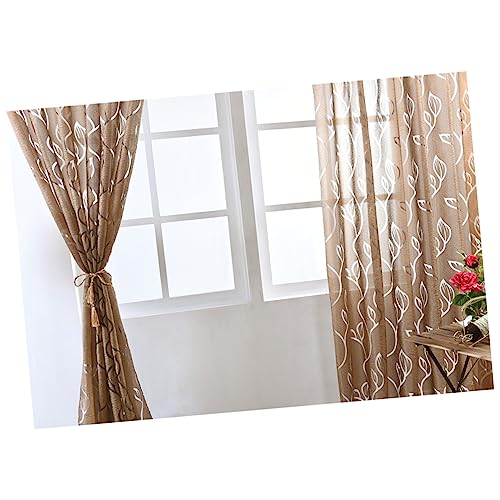 Gasa mosquitera para ventanas: cortina estampada funcional contra insectos para salón 6