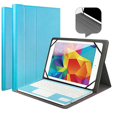 Bluetooth Keyboard with Touch Pad Cover Case QWERTY for Android Windows Tablet Cover