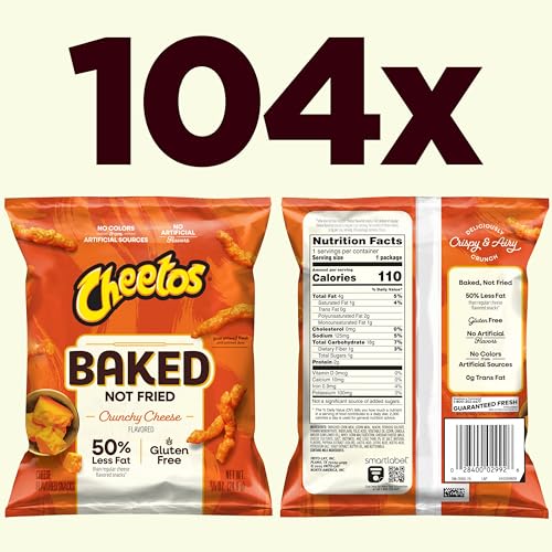 Cheetos 0.875 Ounce (Pack of 104)