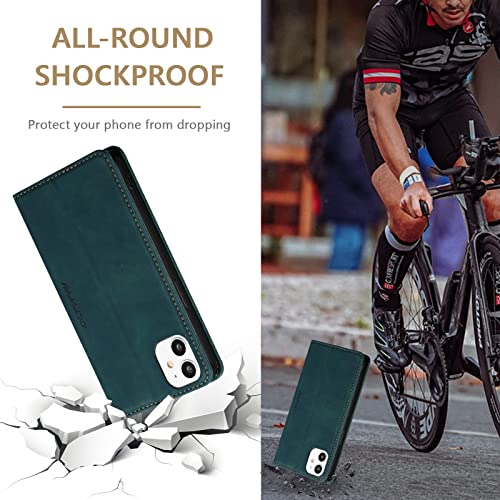 Etui coque pour iPhone 12 vintage résistant aux chutes vertes - 5