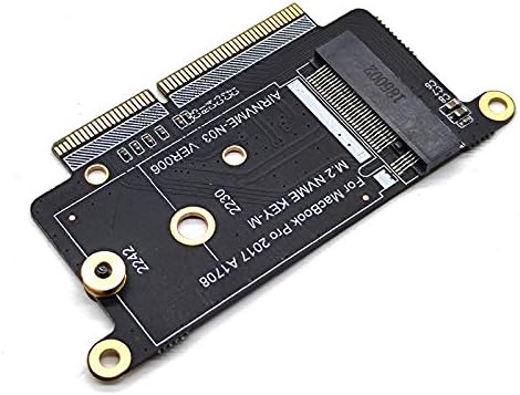 M.2 NVME SSD Convert Adapter for SSD MacBook Pro 2016-2017 A1708 Connector 22 + 34 Points