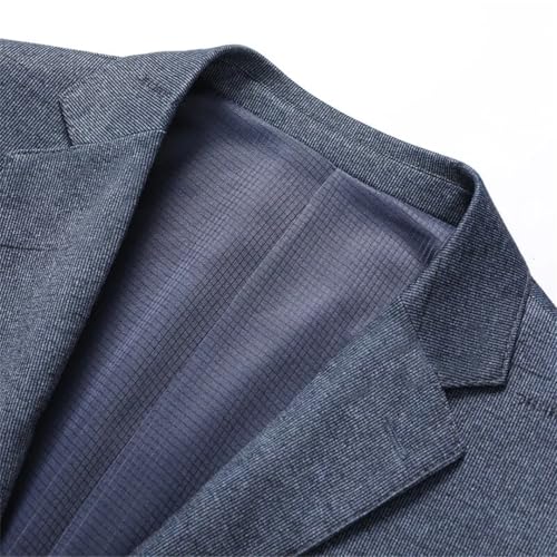 Men's Four-Season Business Slim Suit Jacket Single-Breasted Casual Banquet Wedding Blazer4