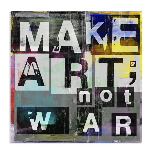 Stupell Industries Quirky Modern Typography, 24 x 24 Inch Canvas Wall Art