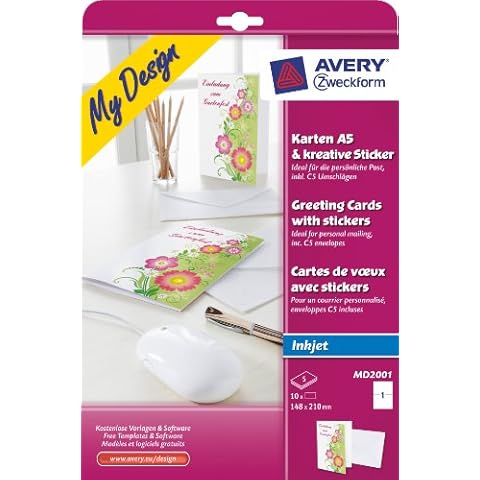 AVERY MD2001 Printable Greetings Cards Cover