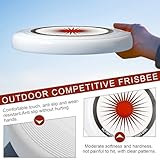 EEPLUYTY 175g Outdoor-Wettkampf-Frisbee, Ultimate-Scheibe, drehbares Profi-Modell, Bio-Ultimate-Scheibe für Outdoor-Funsport, geeignet für Gelegenheitsspieler und Profis (mit Aufbewahrungstasche)