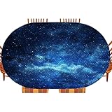 Design élégant : notre nappe en polyester est inspirée par la sensation naturelle de la maison - Soirées lentes passées à l'extérieur, une brise chaude dans l'air. Créez un décor simple et relaxant sur la table avec notre nappe au design élégant et rassemblez-vous pour partager un repas chaud et doux en compagnie de vos proches à la maison. Les bords ourlés élégants et la construction sans couture en font non seulement une nappe mais aussi une décoration d'intérieur.
