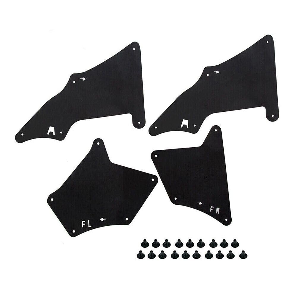 BURANIFUSION 4pcs Fender Liner Guard Left Driver Right Passenger Front Rear Side Black 5373535150 MJ1567882 SGFLSFLGGT4F,Simple Installation,Fast delivery,Free Return and Exchange