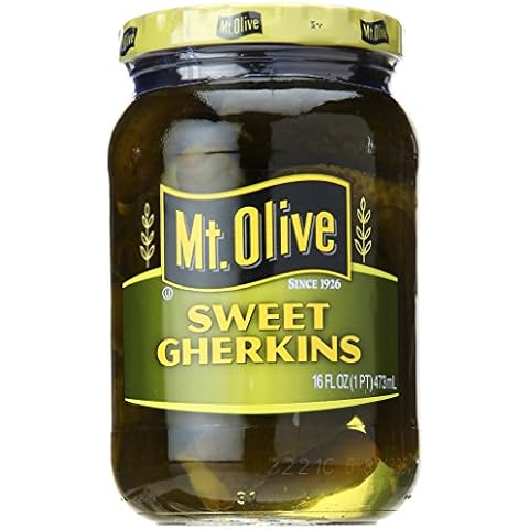 Mt. Olive Sweet Gerkins Pickles 16 oz Cover