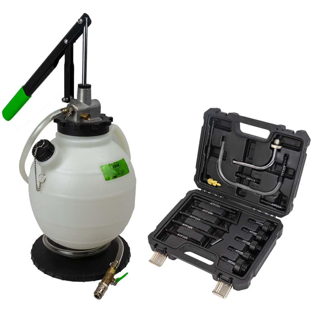 JBM 52797 - Bomba llenado sistema transmisión con 15 adaptadores