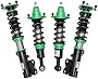 Rev9 R9-HS2-021 Hyper-Street II Coilover Suspension Lowering Kit, Mono-Tube Shock w/ 32 Click Rebound Setting, Full Length Adjustable, compatible with Mitsubishi Lancer (CX/CY) 2008-17