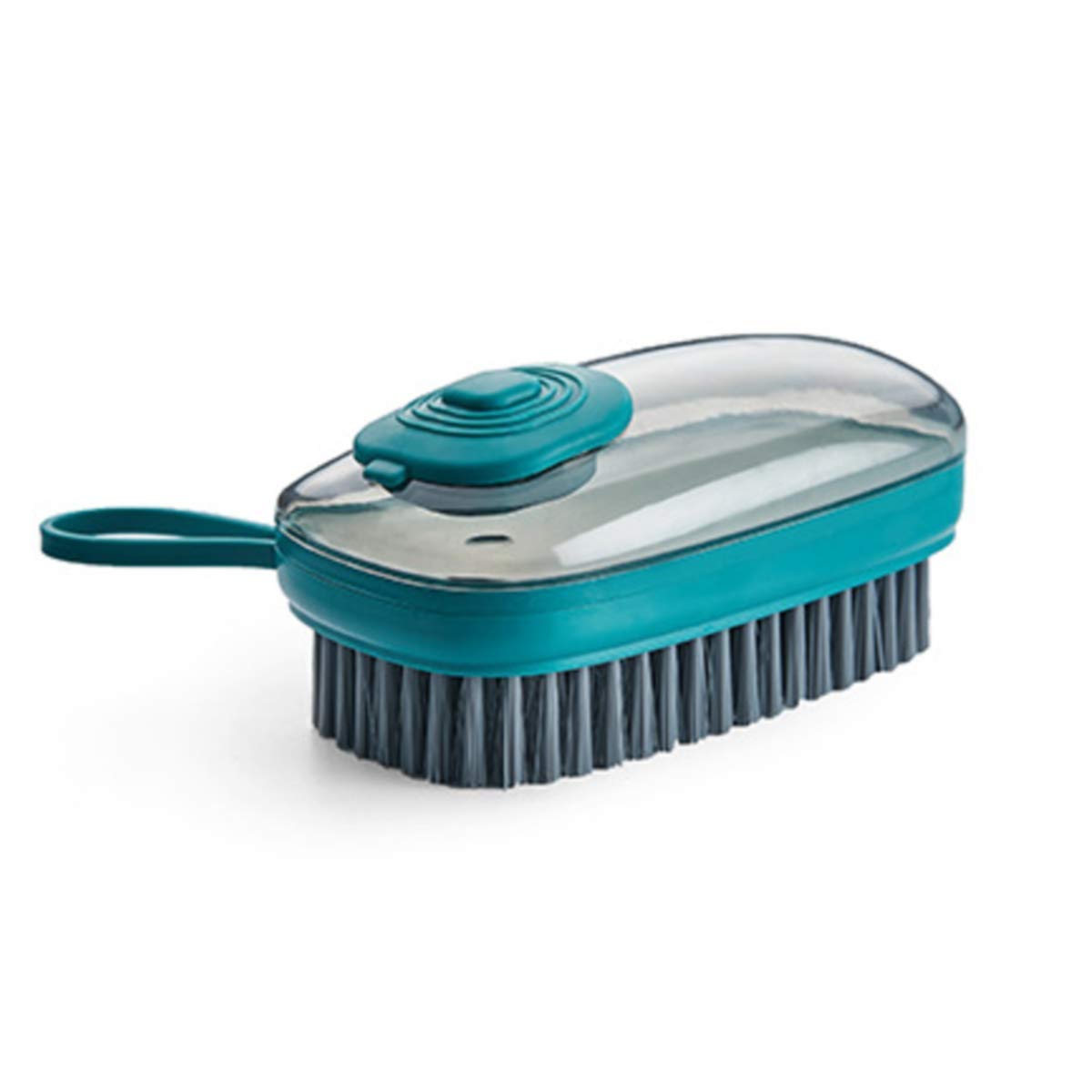 Nathgra Scrub Brush with Soap Dispenser, Good Srubber Cleaner for Dish Sink Pan Pot Washing and Cleaning, Bathroom, Kitchen, Soft Laundry Clothes and Shoes Scrubbing Brush Pack - 1 (Dark Green) (B0BZSR21ZK) Amazon Price History, Amazon Price Tracker