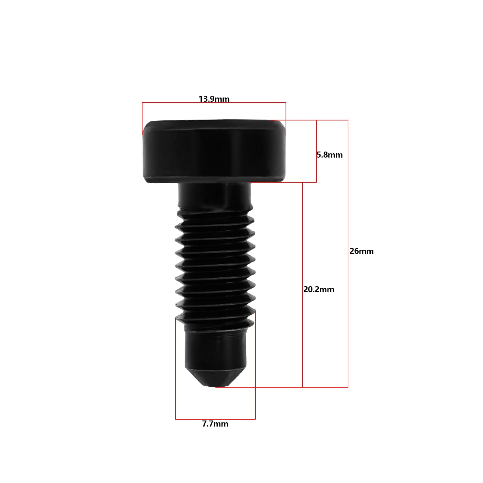 10 Pièces de Rechange pour Vis à Tête Cylindrique N90931602 Compatible avec VW Compatible avec Alltrack Compatible avec Seat Compatible avec Golf