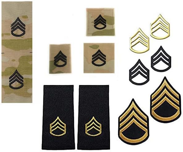 U.S.Army Staff Sergeant Rank Bundle Male E-6