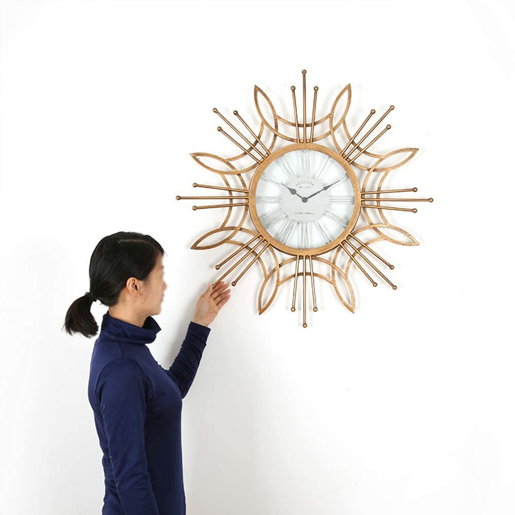Amazon.co.jp: 壁掛け時計 アート 大型壁掛け時計 大型金属製壁掛け