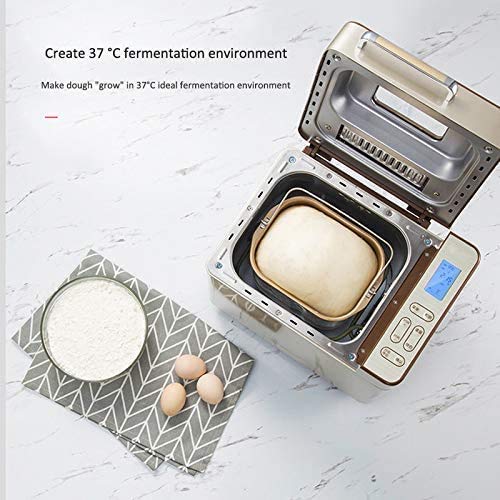 LXDDP Digitaler Brotbackautomat, automatische Teigknetmaschine, Heimwerker-Brotmaschine Multifunktionaler intelligenter… – Bild 3