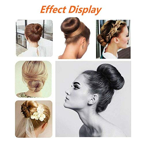 Doneioe – 2 peças de acessórios de cabelo para fazer coque de cabelo, acessório para fazer coque de