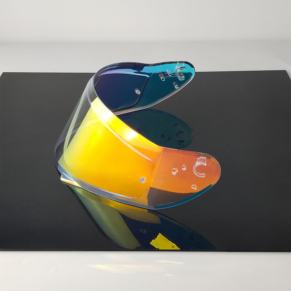 Motocicleta Protector solar V16 for casco MT Atom, visera Sv (plateado, for uso diurno)
