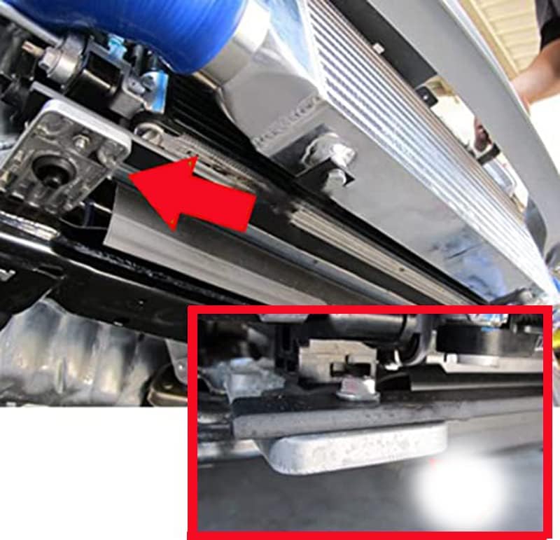 Miniatura 9 de RACEGUY Soporte de condensador de tanque de agua Cruze OEM # 13243026 13250318 23120322 01310029 Montaje de aluminio para Opel A MK1 Chevy