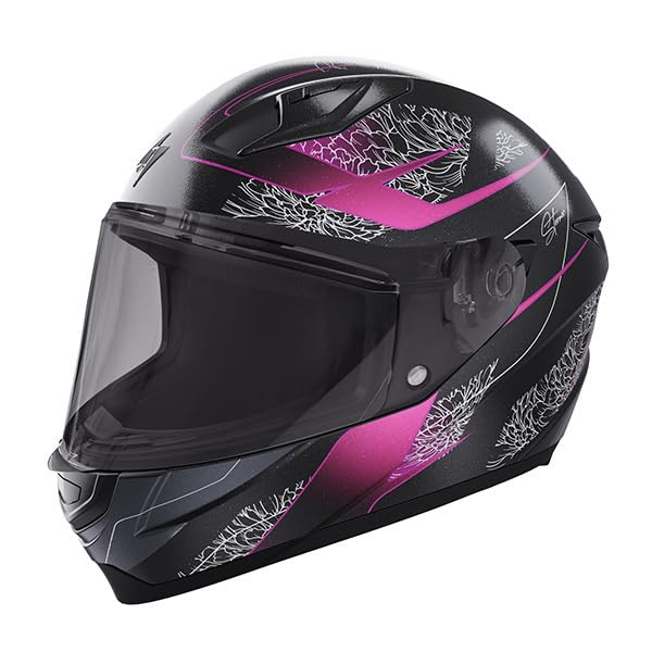 Kask integralny STORMER Strike Blossom (fioletowo-różowy), homologacja ECE 22.06 – przystosowany do montażu Pinlocka i systemu Bluetooth