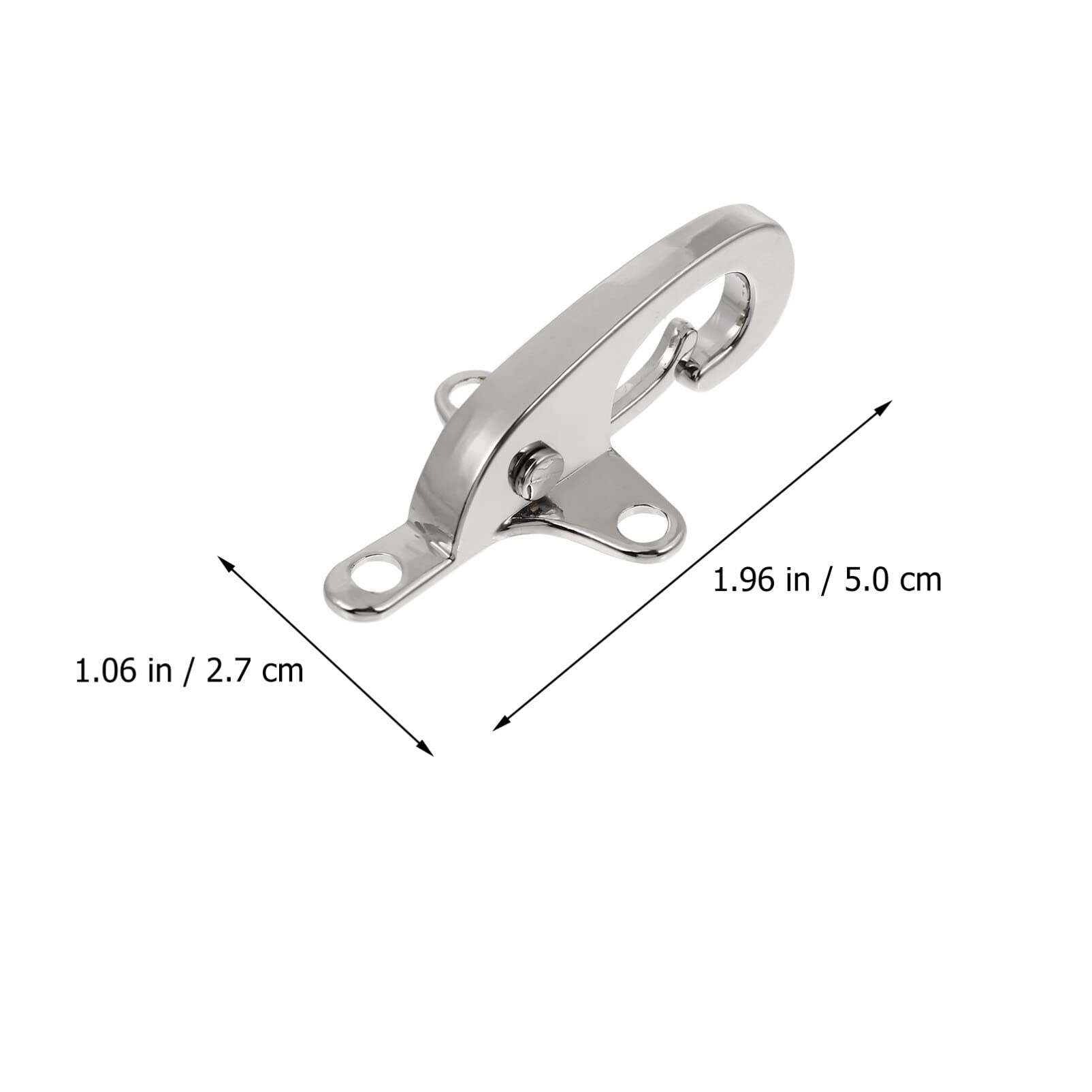 BESTYASH 4paia Fibbie Decorative Per Cinture Da Cappotto Da Fibbia in Metallo Per Giacche Abbigliamento Resistenti Accessorio Multifunzionale Per Stile Funzionalità