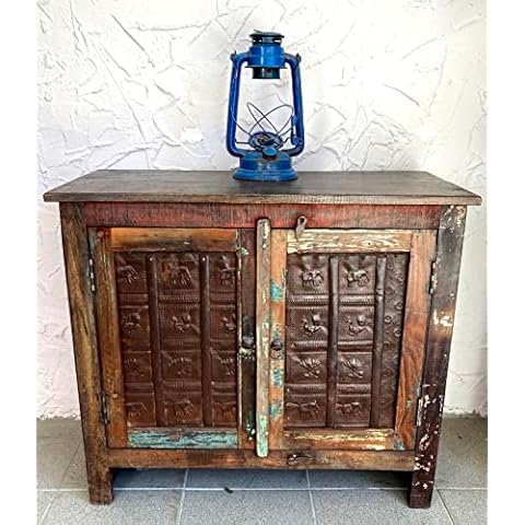 GURU SHOP Massive Vintage Kommode, Sideboard, Flurschrank im Kolonialstil Cover