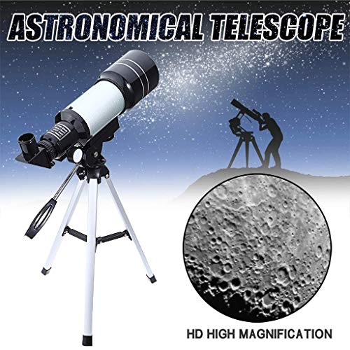 Telescopio monocular refractor 150X 70mm apertura con trípode para principiantes miniatura 3