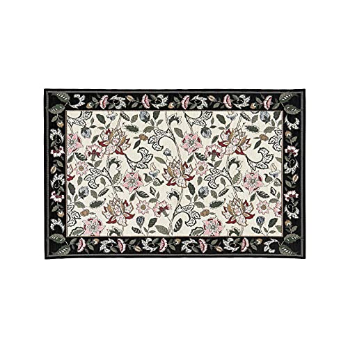 川島織物セルコン MINTON ミントン 玄関マット ニュ-ハドンホ-ル ブラック 60×93 FH1202