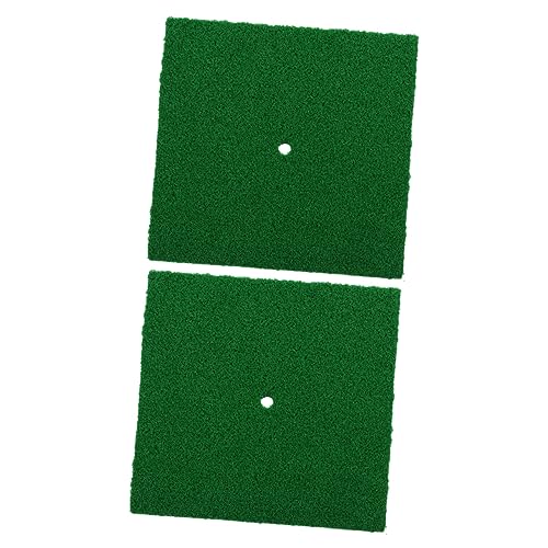 Totority Golf Training Aid 30x30cm Turf Mats Indoor Golf Putting Green Chipping Mat