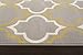 Modern Moroccan Trellis Gray-Yellow 5' X 7' Area Rug