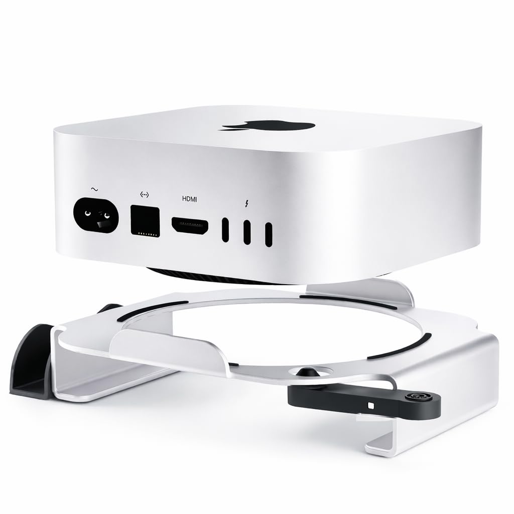 CHEVIK 2026 Upgraded MiniMount Steel Stand for Mac mini M4 & M4
