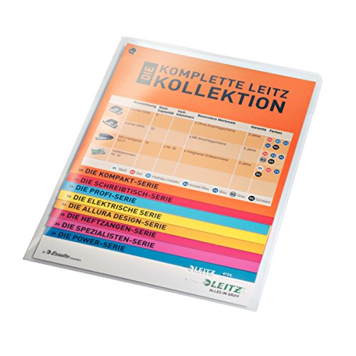 Esselte Leitz Sichthülle Super Premium, A5, PVC, dokumentenecht, farblos (100 Stück)