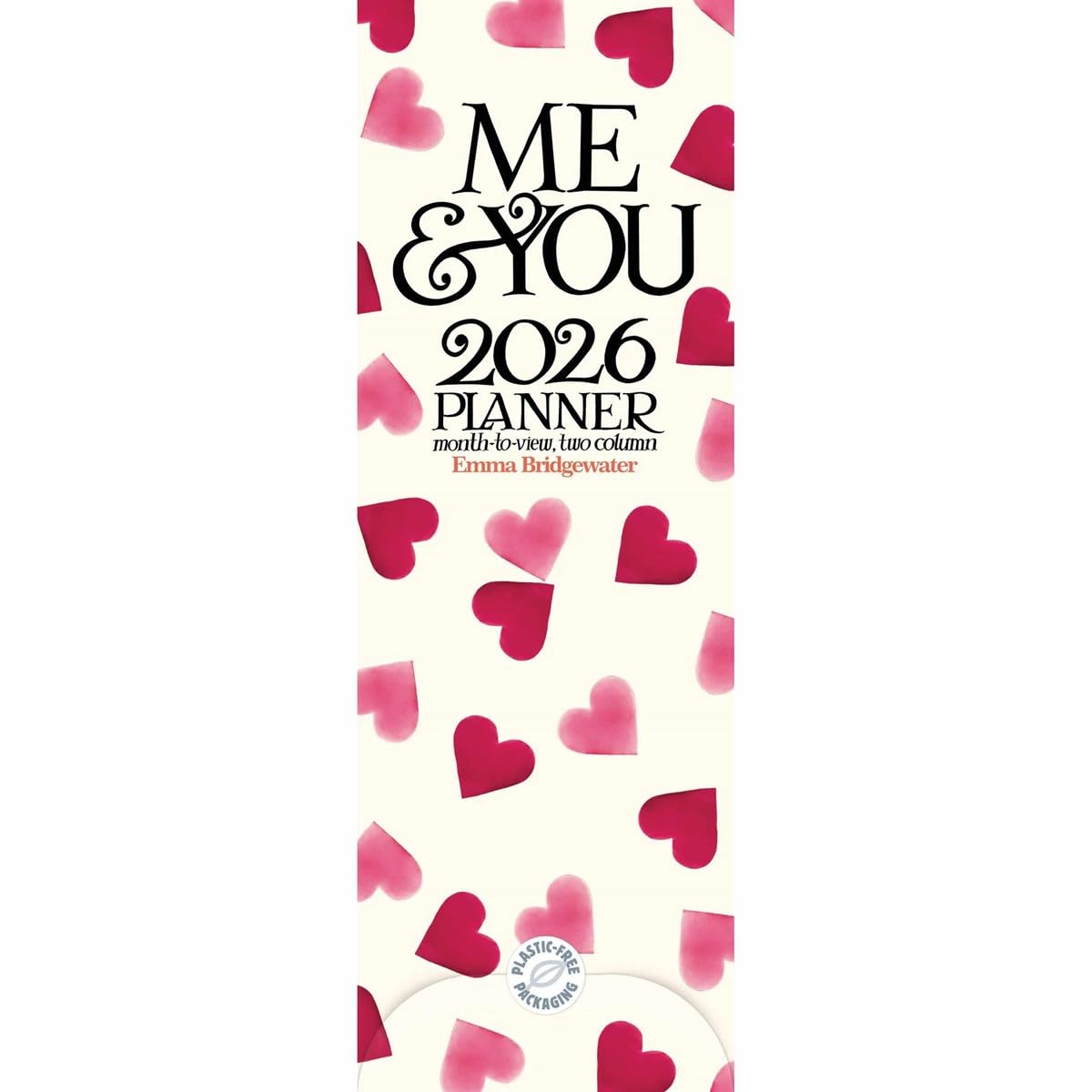 Emma Bridgewater, Me & You Couples Slim Planner 2026